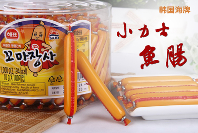 韓國(guó)SAJO思潮海牌小力士魚腸測(cè)評(píng) 寶寶零食的芝士鱈魚腸之選
